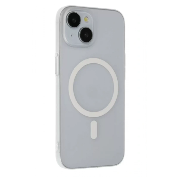 Apple iPhone 15 Plus Tuna PC Slim Magsafe Kapak - Şeffaf
