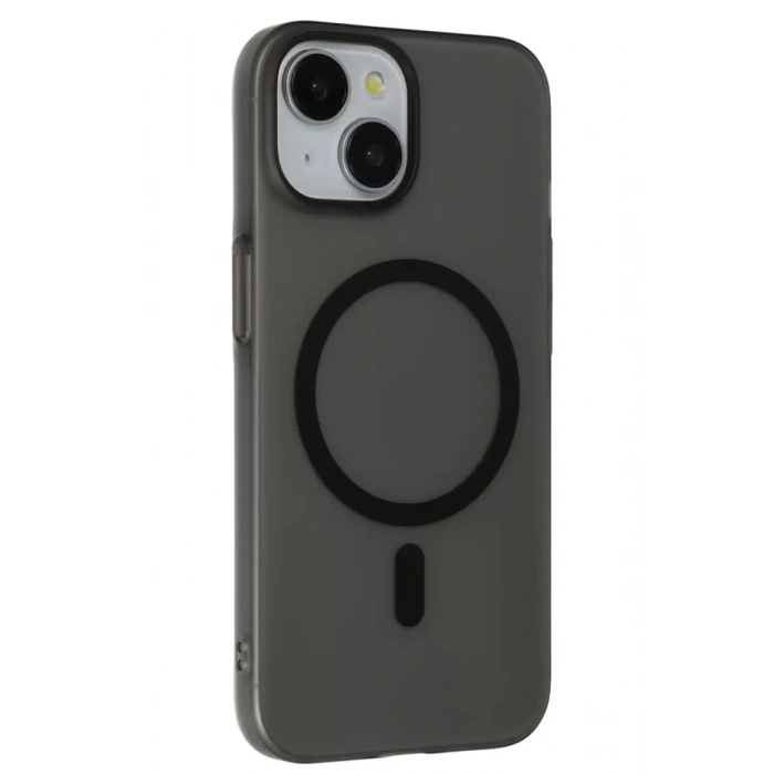 Apple iPhone 15 Plus Tuna PC Slim Magsafe Kapak - Siyah