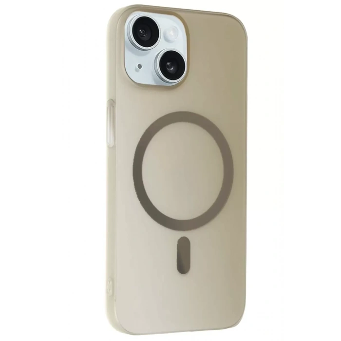 Apple iPhone 15 Plus Tuna PC Slim Magsafe Kapak - Titan Gri