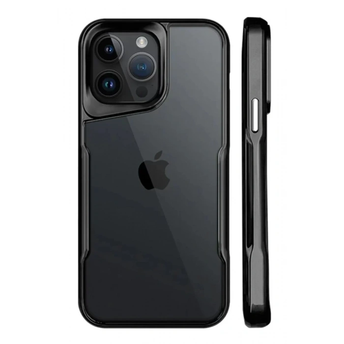Apple iPhone 15 Pro Kılıf Boyi Silikon Kapak - Siyah