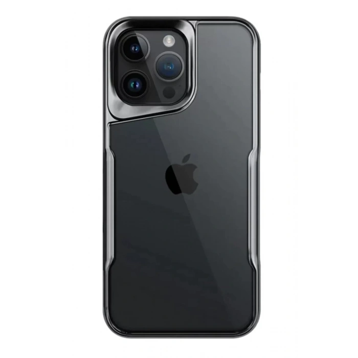 Apple iPhone 15 Pro Kılıf Boyi Silikon Kapak - Titan Gri