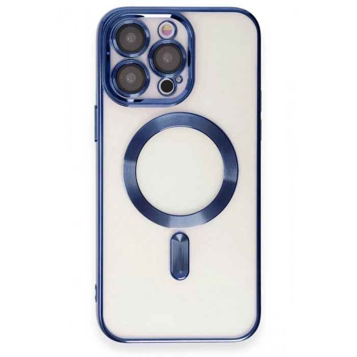 Apple iPhone 15 Pro Kılıf Kross Magneticsafe Kapak - Lacivert