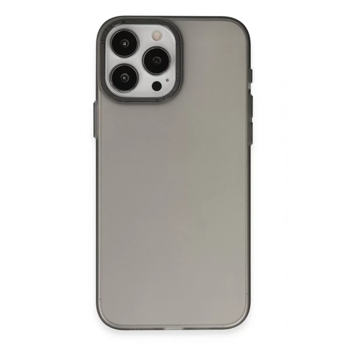 Apple iPhone 15 Pro Kılıf Modos Metal Kapak - Siyah