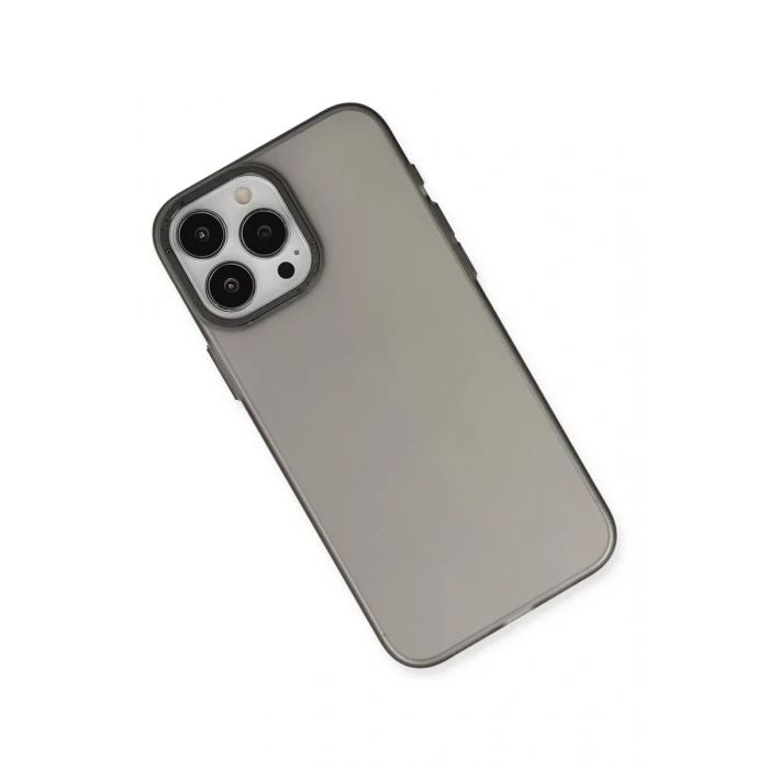 Apple iPhone 15 Pro Kılıf Modos Metal Kapak - Siyah