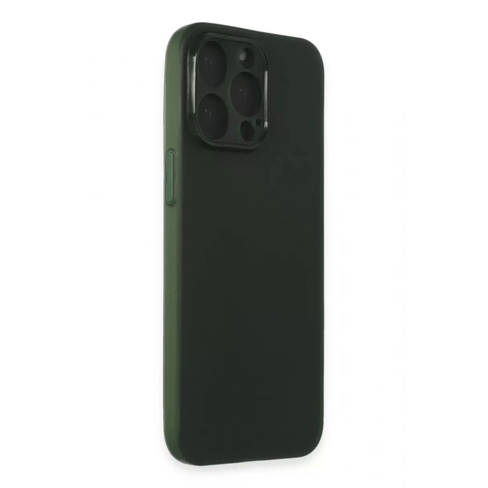 Apple iPhone 15 Pro Kılıf Puma Silikon - Yeşil