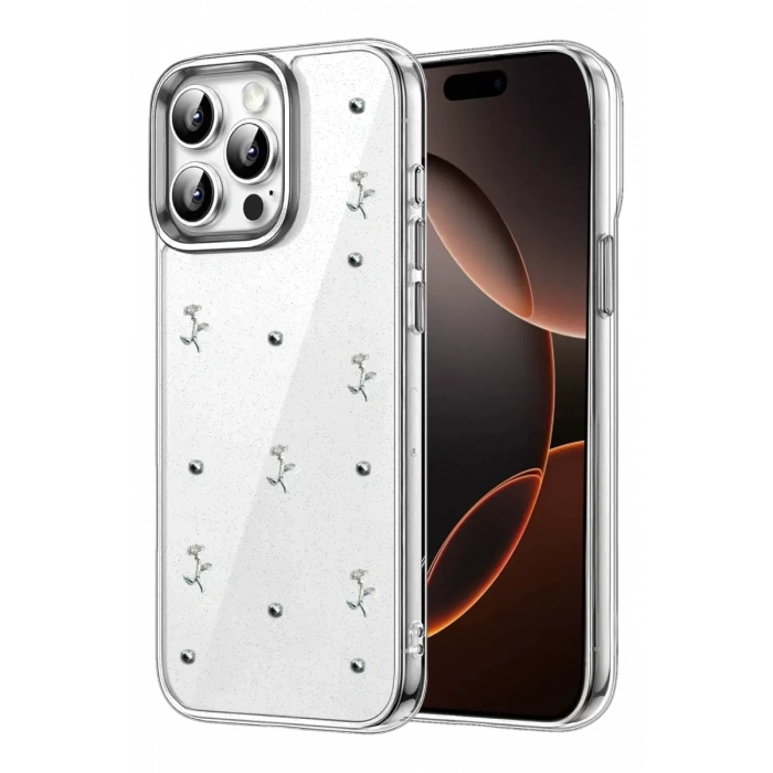 Apple iPhone 15 Pro Max Fiyonk Desenli Kapak - Desen 4