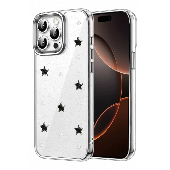 Apple iPhone 15 Pro Max Fiyonk Desenli Kapak - Desen 7