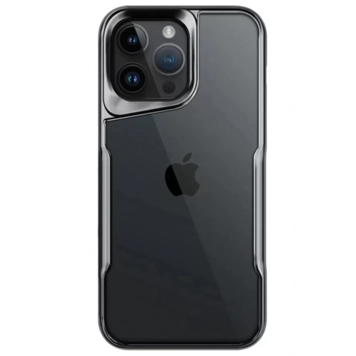 Apple iPhone 15 Pro Max Kılıf Boyi Silikon Kapak - Titan Gri