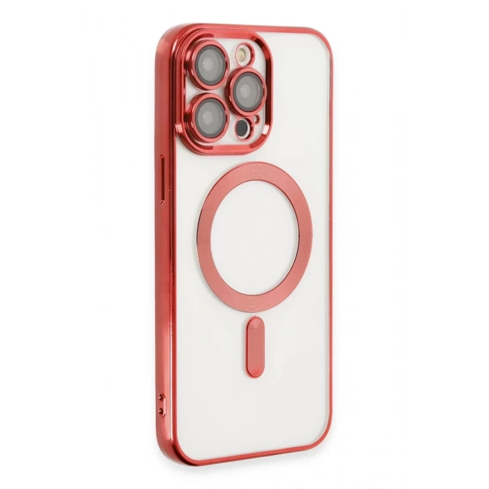 Apple iPhone 15 Pro Max Kılıf Kross Magneticsafe Kapak - Kırmızı