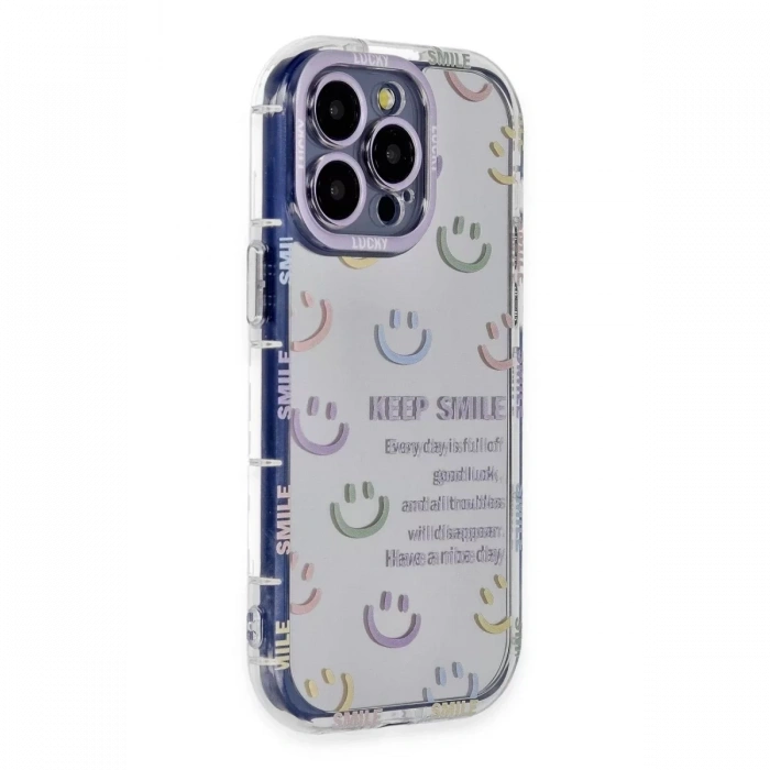 Apple iPhone 15 Pro Max Kılıf Reflexion Desenli Kapak - Desen 2
