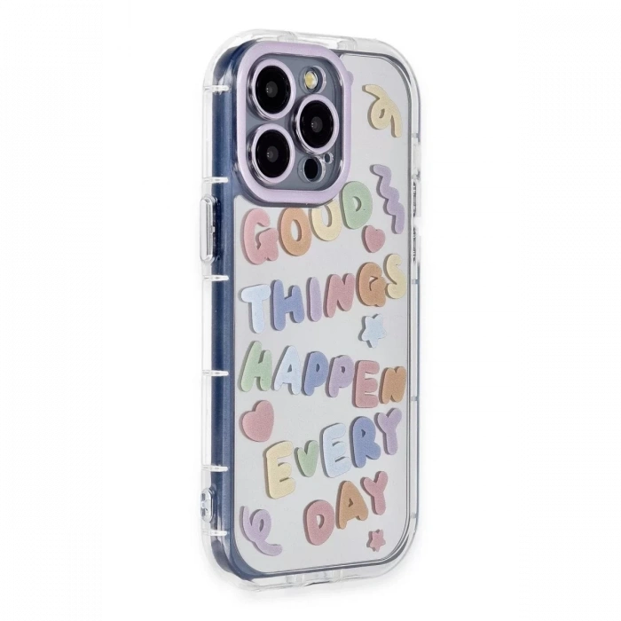 Apple iPhone 15 Pro Max Kılıf Reflexion Desenli Kapak - Desen 7