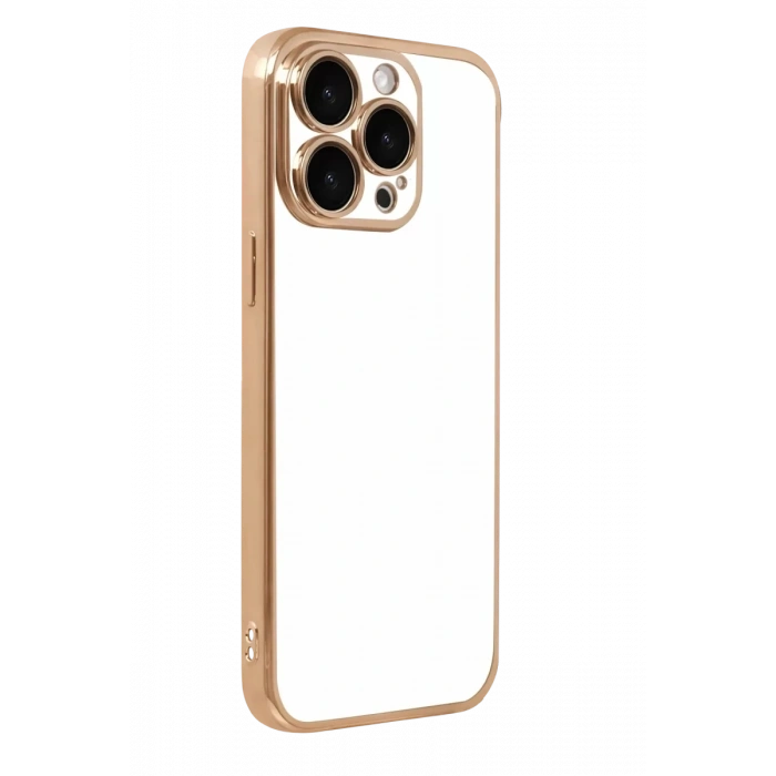 Apple iPhone 15 Pro Max Lensli Silikon - Gold