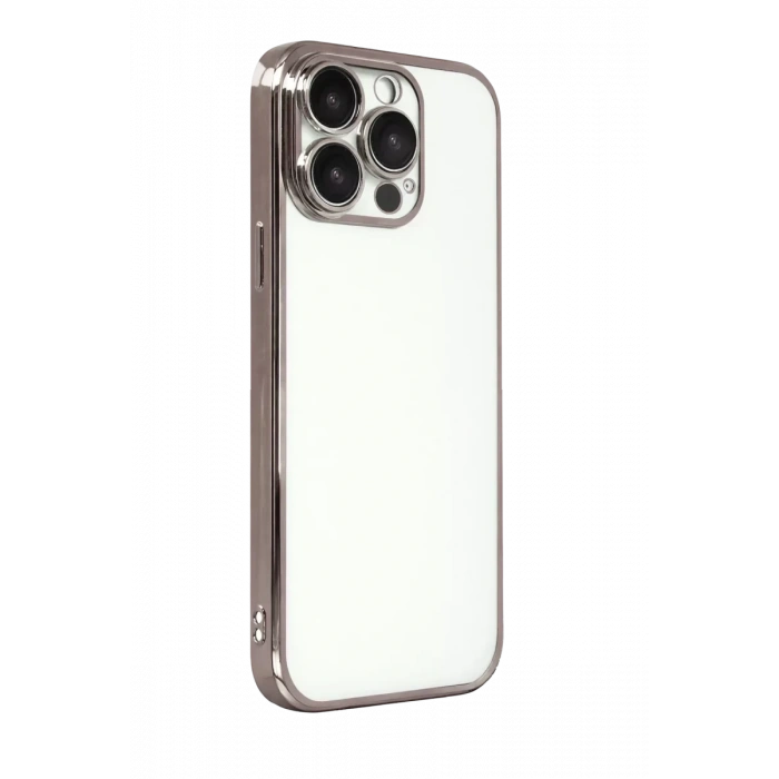 Apple iPhone 15 Pro Max Lensli Silikon - Titan Gri