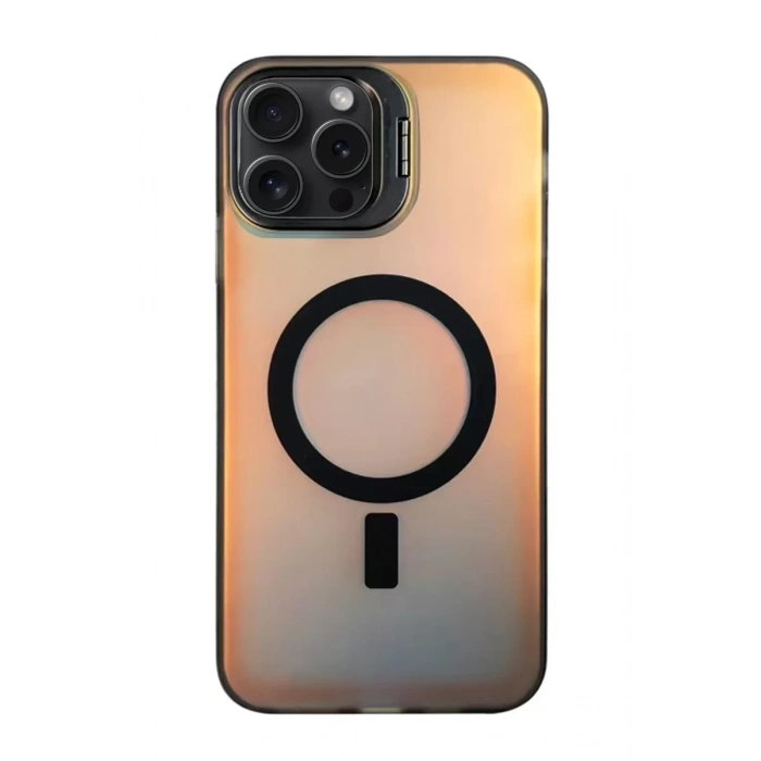 Apple iPhone 15 Pro Max Primera Magsafe Standlı Kapak - Siyah
