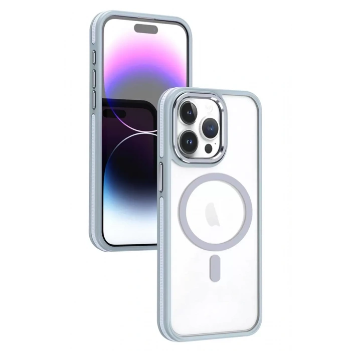 Apple iPhone 15 Pro Max Winner Magsafe Kapak - Gri