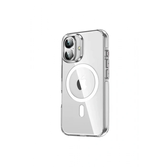Apple iPhone 16 Crystal Magsafe Kapak - Şeffaf