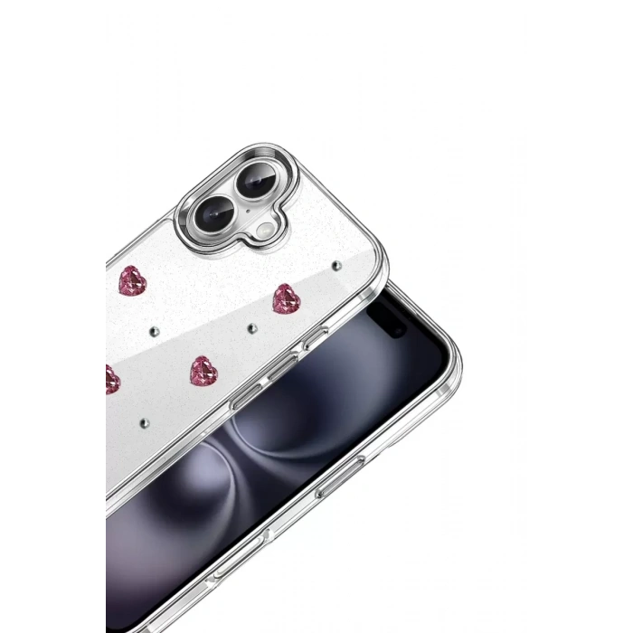 Apple iPhone 16 Fiyonk Desenli Kapak - Desen 3