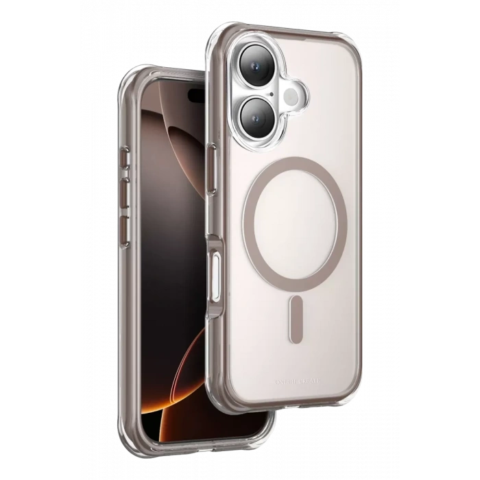 Apple iPhone 16 Hulk Magsafe Kapak - Çöl Titanyum