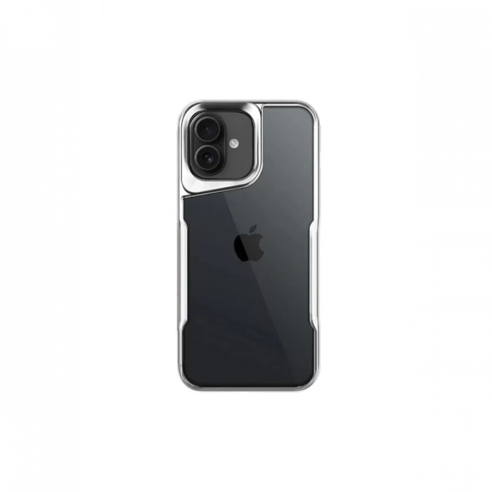 Apple iPhone 16 Kılıf Boyi Silikon Kapak - Gümüş
