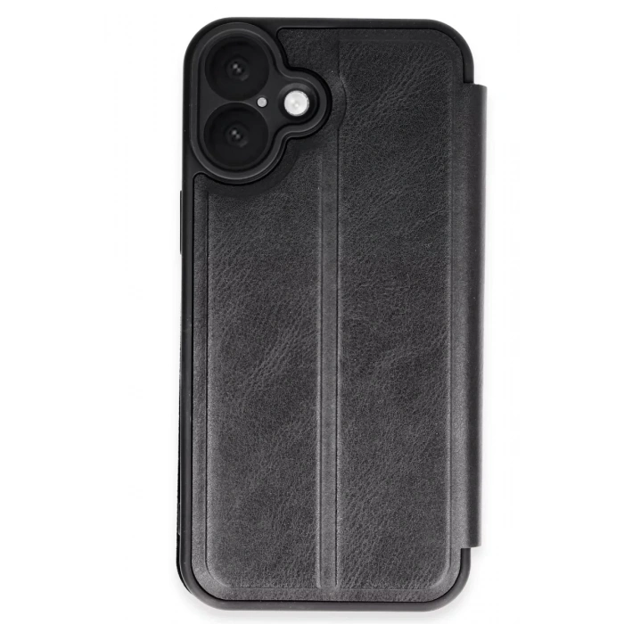 Apple iPhone 16 Kılıf Flip Cover - Siyah