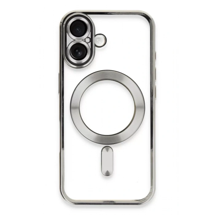 Apple iPhone 16 Kılıf Kross Magneticsafe Kapak - Gümüş