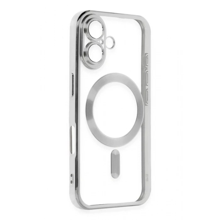Apple iPhone 16 Kılıf Kross Magneticsafe Kapak - Gümüş