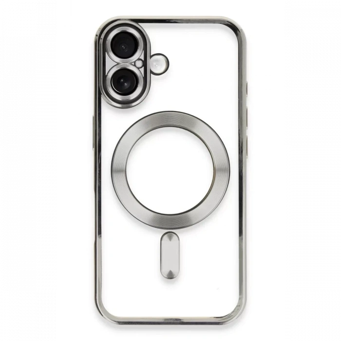 Apple iPhone 16 Kılıf Kross Magneticsafe Kapak - Gümüş