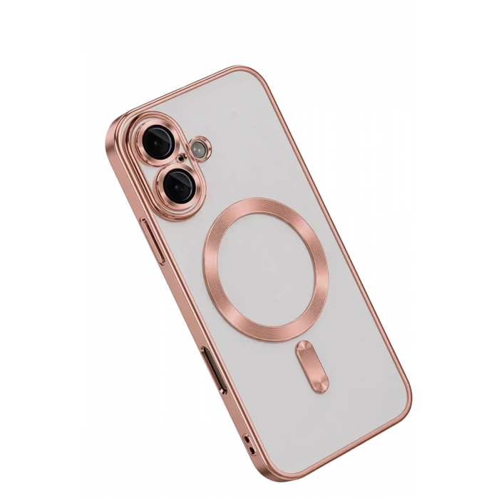 Apple iPhone 16 Kılıf Kross Magneticsafe Kapak - Rose