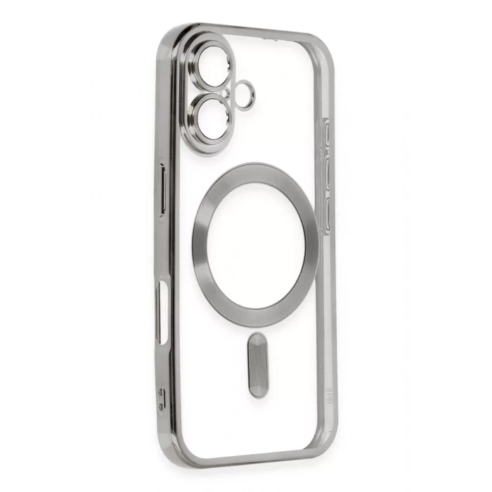 Apple iPhone 16 Kılıf Kross Magneticsafe Kapak - Titan Gri