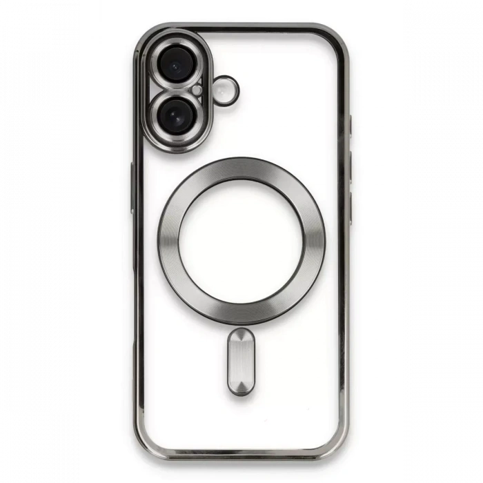 Apple iPhone 16 Kılıf Kross Magneticsafe Kapak - Titan Gri