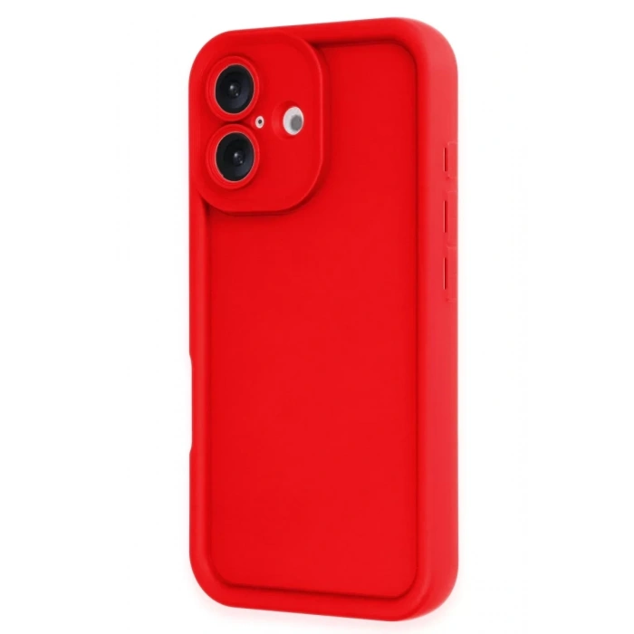 Apple iPhone 16 Kılıf Viera Silikon - Kırmızı