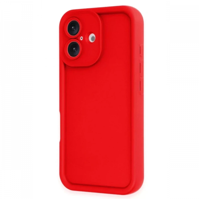 Apple iPhone 16 Kılıf Viera Silikon - Kırmızı