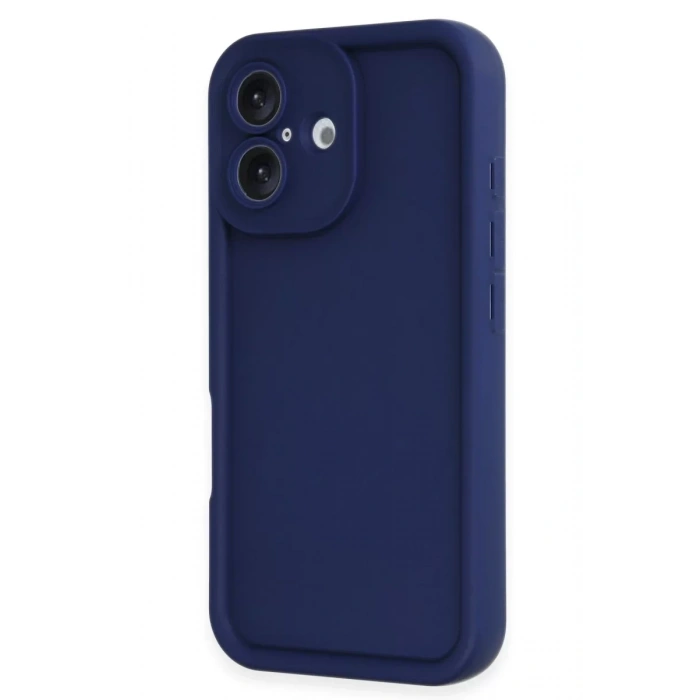 Apple iPhone 16 Kılıf Viera Silikon - Lacivert