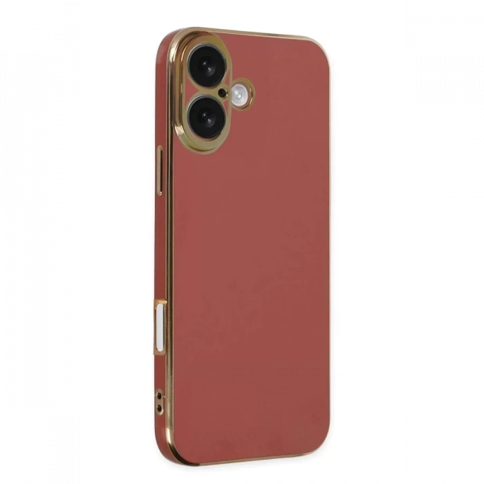 Apple iPhone 16 Kılıf Volet Silikon - Kırmızı