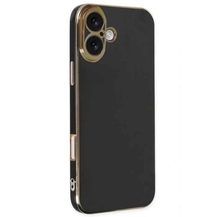 Apple iPhone 16 Kılıf Volet Silikon - Siyah