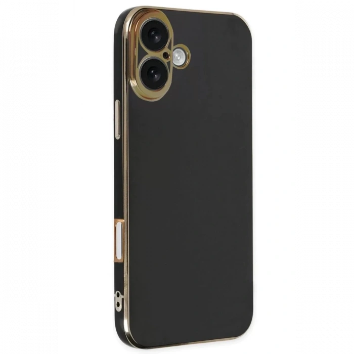 Apple iPhone 16 Kılıf Volet Silikon - Siyah