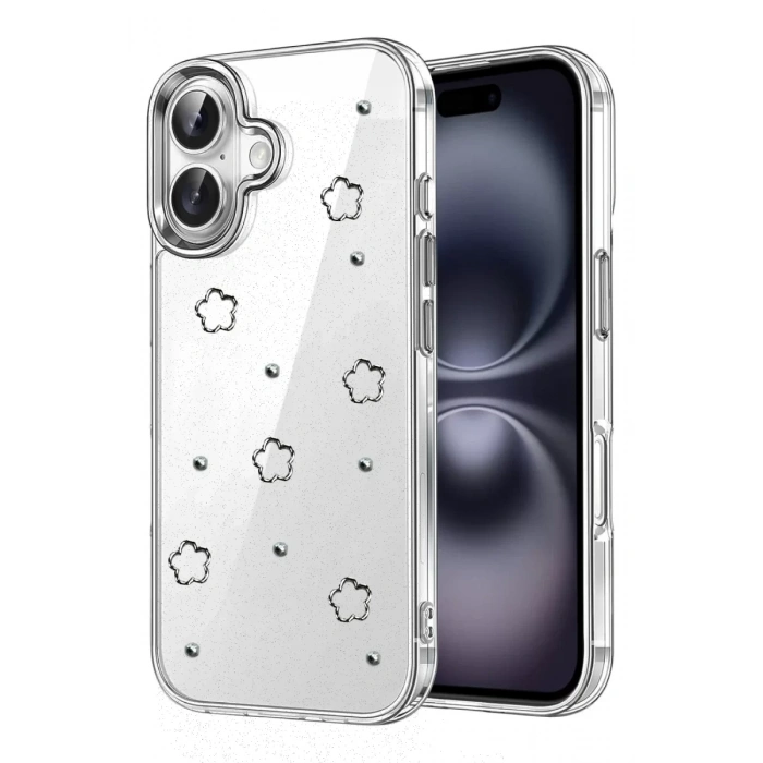 Apple iPhone 16 Plus Fiyonk Desenli Kapak - Desen 2