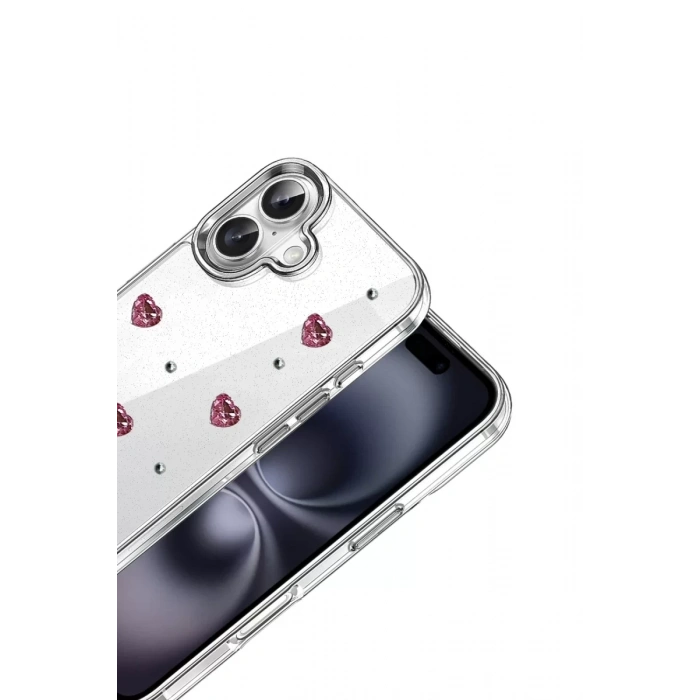 Apple iPhone 16 Plus Fiyonk Desenli Kapak - Desen 3