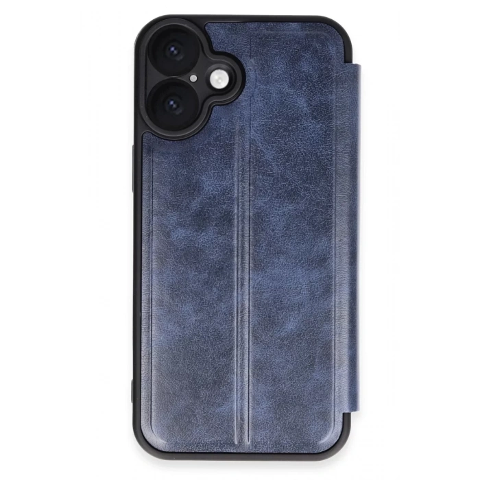 Apple iPhone 16 Plus Kılıf Flip Cover - Lacivert