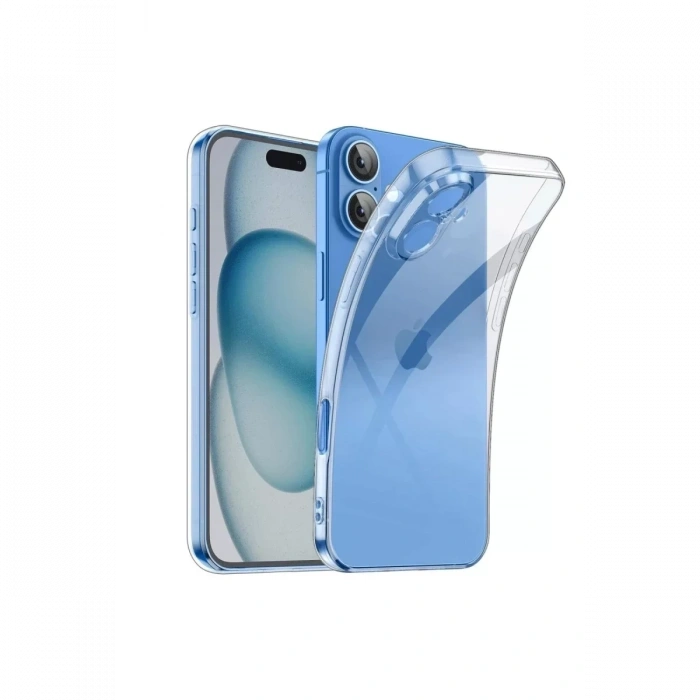 Apple iPhone 16 Plus Kılıf Lüx Şeffaf Silikon