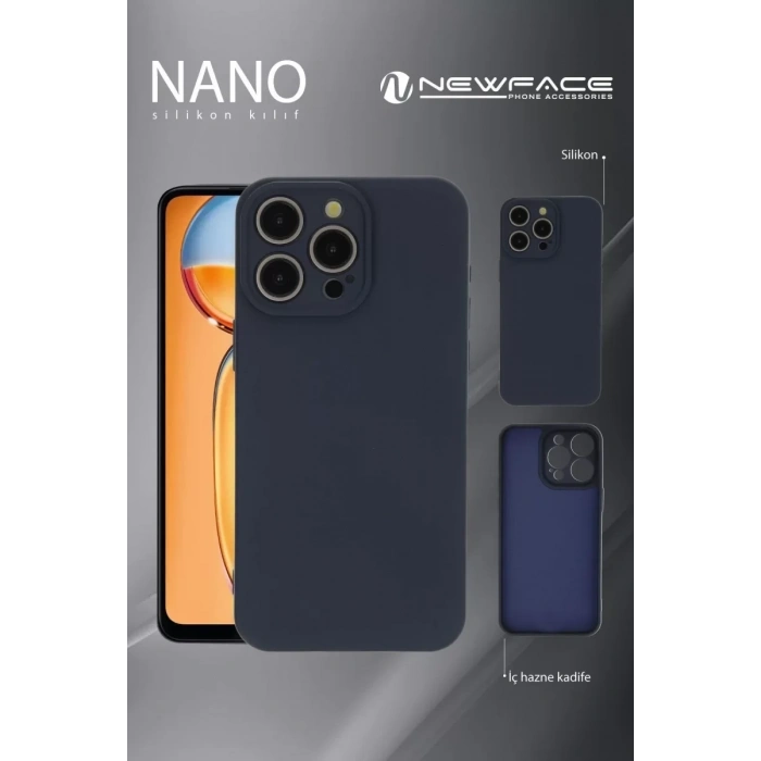 Apple iPhone 16 Plus Kılıf Nano içi Kadife Silikon - Koyu Yeşil