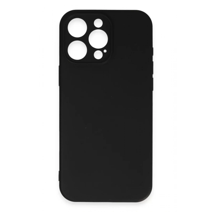 Apple iPhone 16 Pro Kılıf First Silikon - Siyah