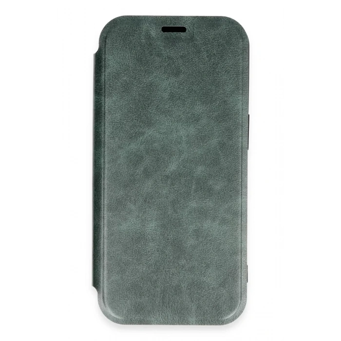 Apple iPhone 16 Pro Kılıf Flip Cover - Koyu Yeşil