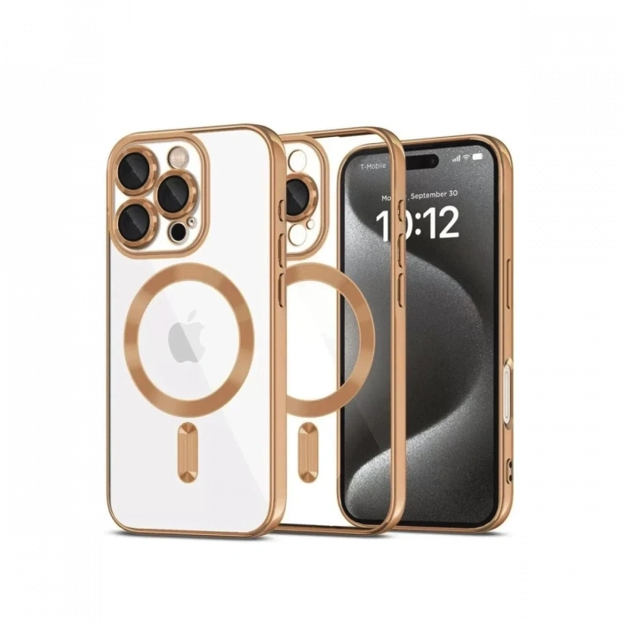 Apple iPhone 16 Pro Kılıf Kross Magneticsafe Kapak - Çöl Titanyum