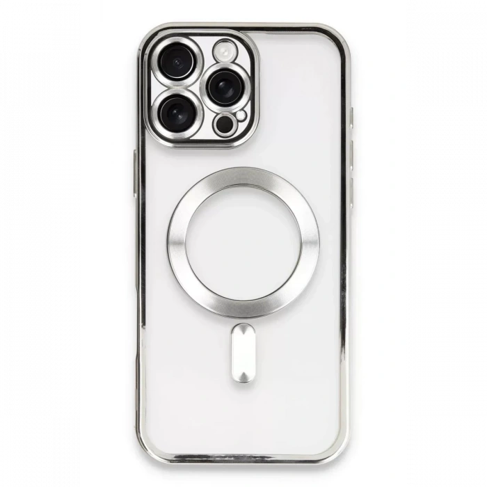 Apple iPhone 16 Pro Kılıf Kross Magneticsafe Kapak - Gümüş