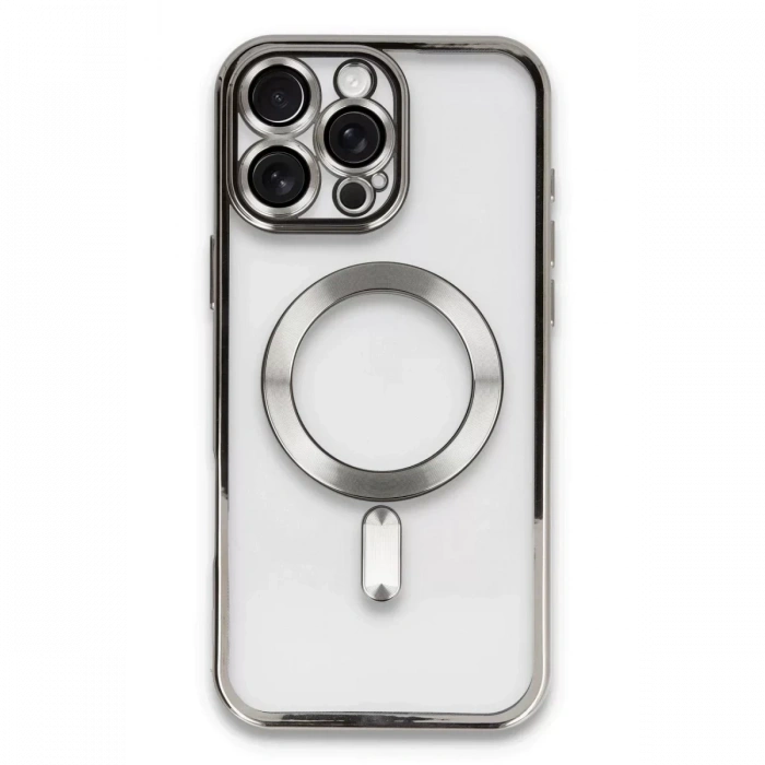 Apple iPhone 16 Pro Kılıf Kross Magneticsafe Kapak - Titan Gri