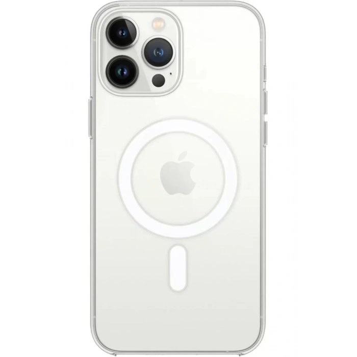 Apple iPhone 16 Pro Kılıf Pc Real Magsafe Kapak - Şeffaf