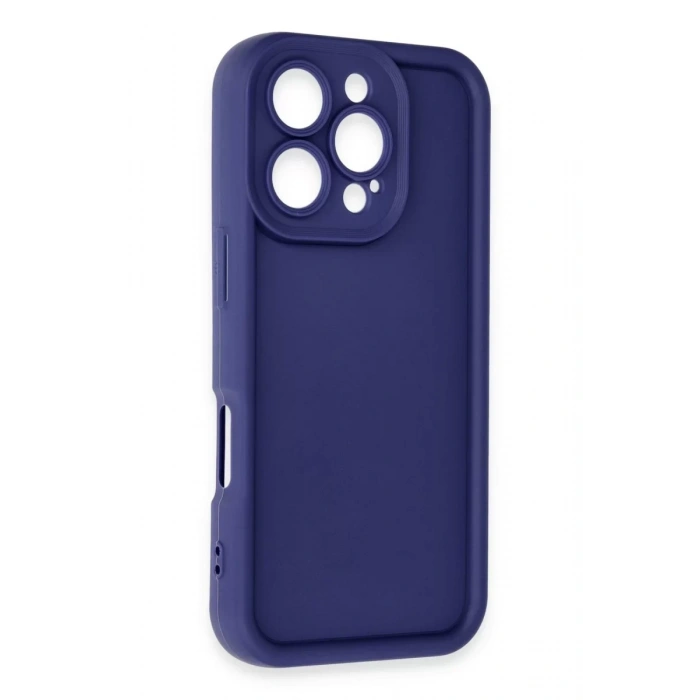 Apple iPhone 16 Pro Kılıf Viera Silikon - Lacivert