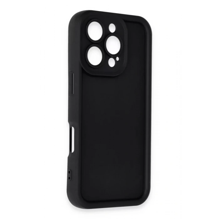 Apple iPhone 16 Pro Kılıf Viera Silikon - Siyah