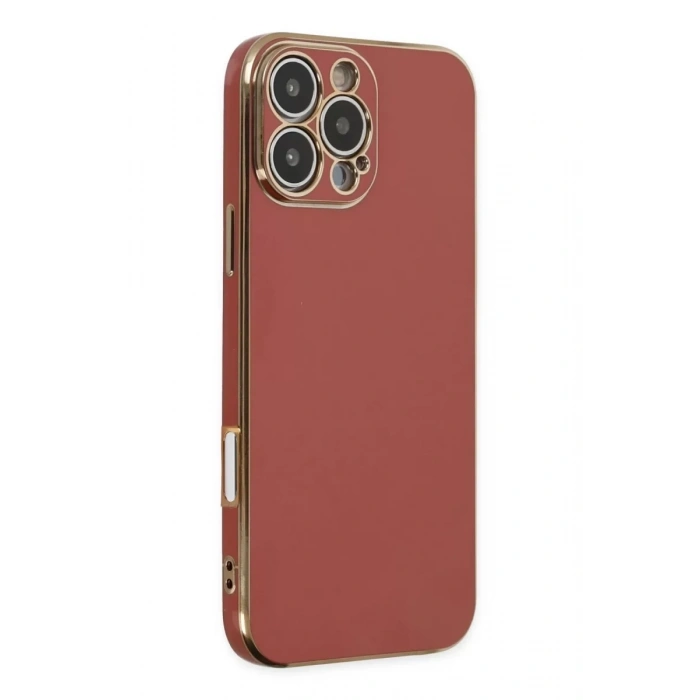 Apple iPhone 16 Pro Kılıf Volet Silikon - Kırmızı
